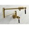 Kingston Brass KS4107DKL Wall Mount Pot Filler, Brushed Brass KS4107DKL - alternate 5